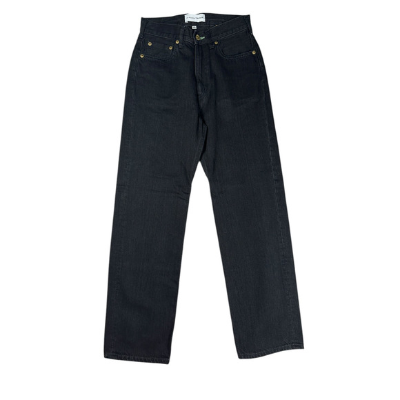 Tu Es Mon Tresor Emerald Jean Womens Size 25 High Rise Straight Boyfriend Fit - Picture 1 of 8